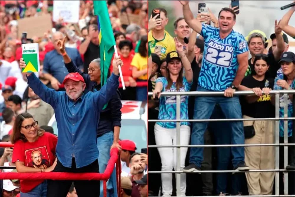 Balotaje: Lula da Silva y Flávio Bolsonaro se disputan la Presidencia