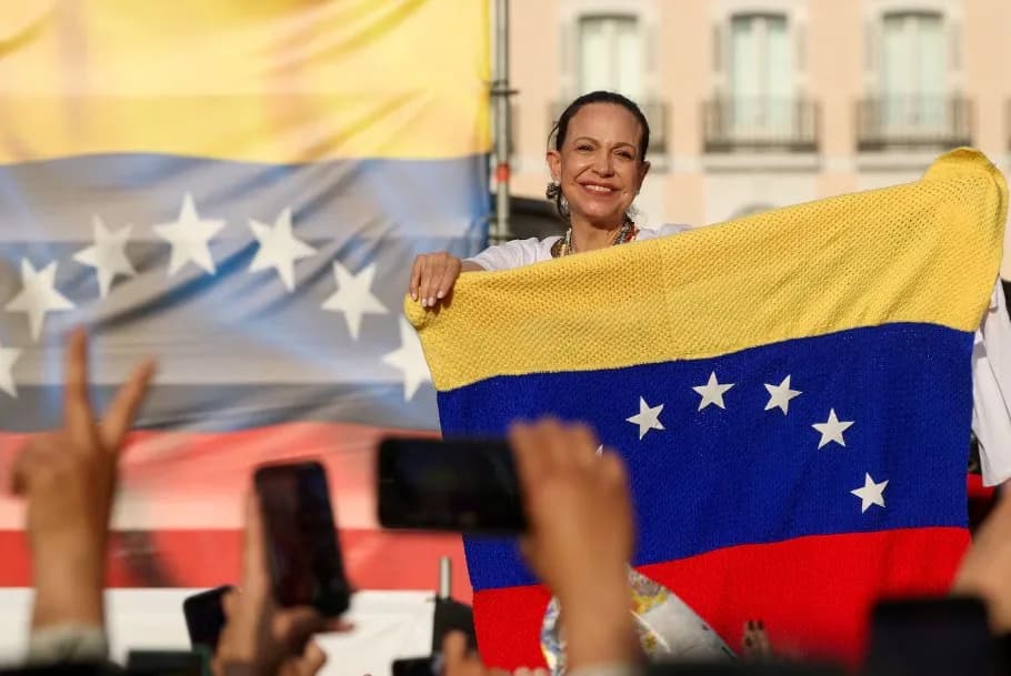 María Corina Machado regresó a Venezuela después de casi diez meses en el exilio