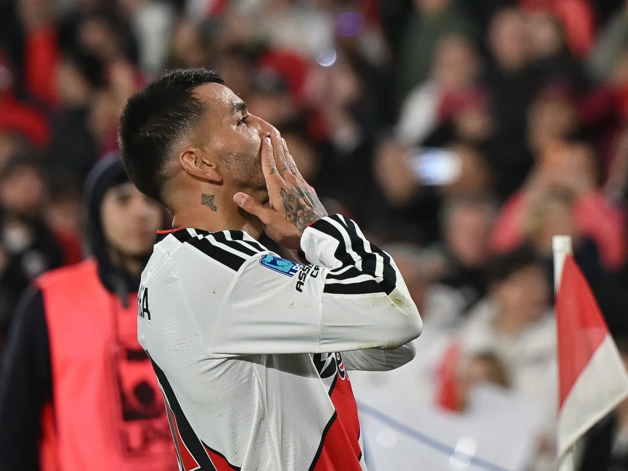 La bronca de Ángel Correa tras otro gol anulado por el VAR en River