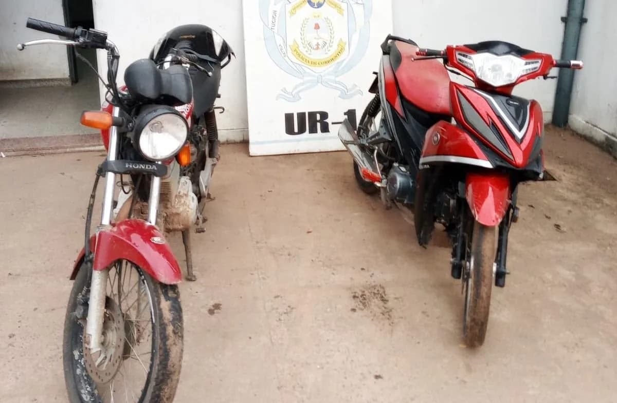 Recuperaron dos motos robadas en Paso de la Patria