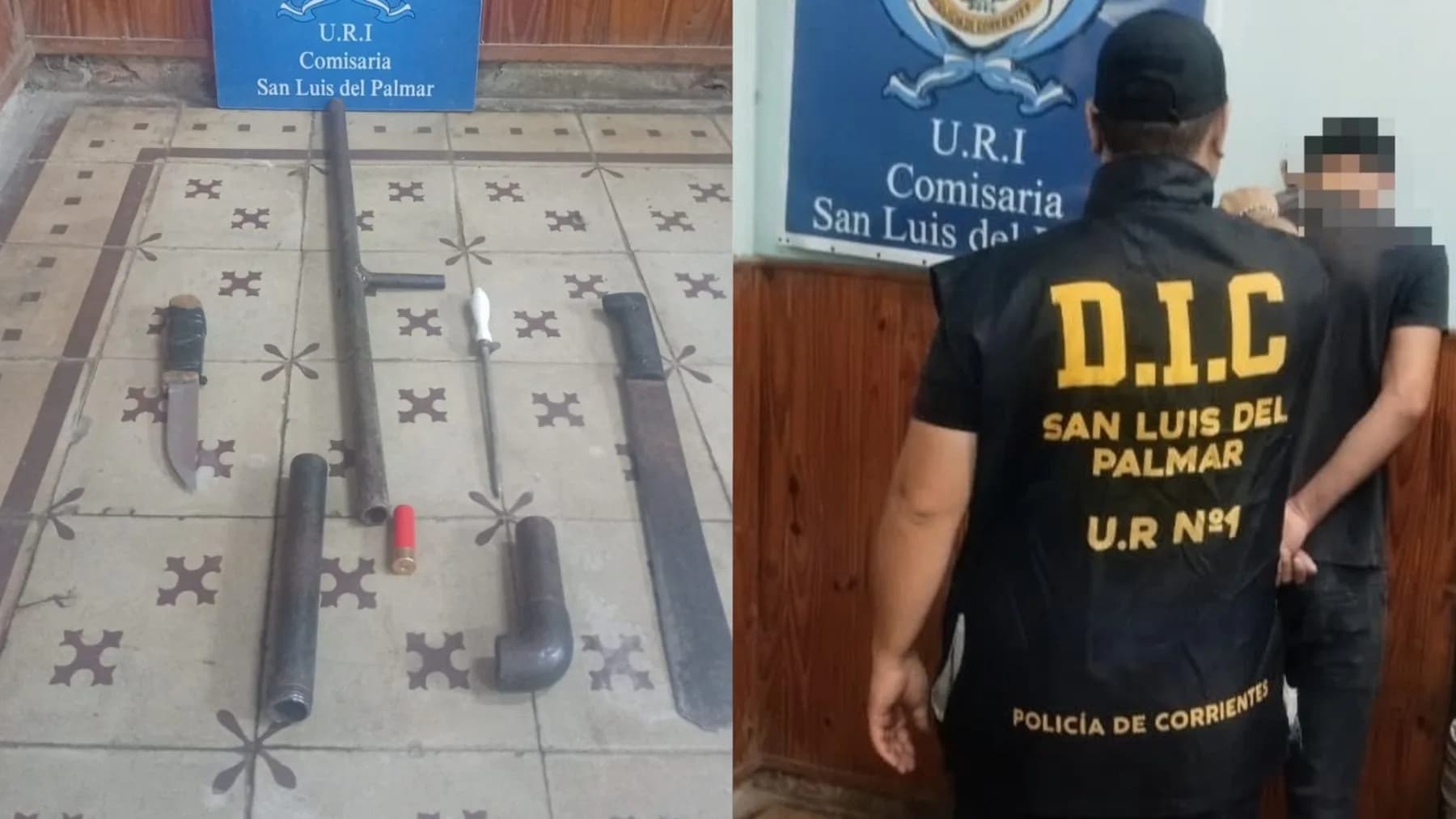 Corrientes: amenazaba a peatones, fue allanado y demorado con un arma de fuego casera