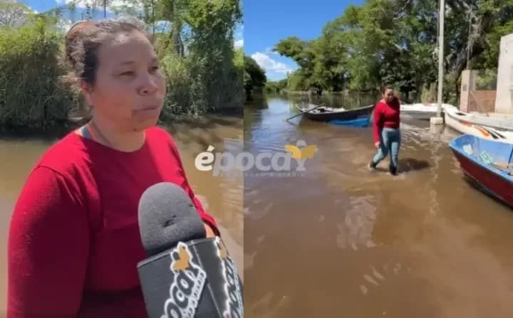 Ramona enfrenta las inundaciones con su casa bajo el agua y sin poder trabajar