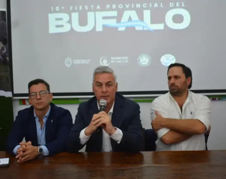 Se lanzó la 10° Fiesta Provincial del Búfalo en Caá Catí