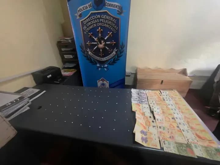 Detuvieron a un hombre con 59 dosis de cocaína en Corrientes