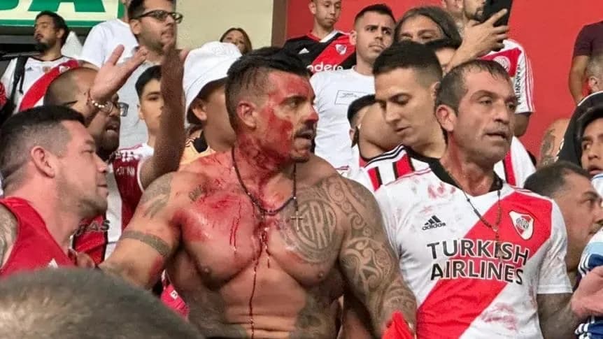 El capo de Los Borrachos del Tablón que echaron de la barra de River antes de Boca - TyC Sports