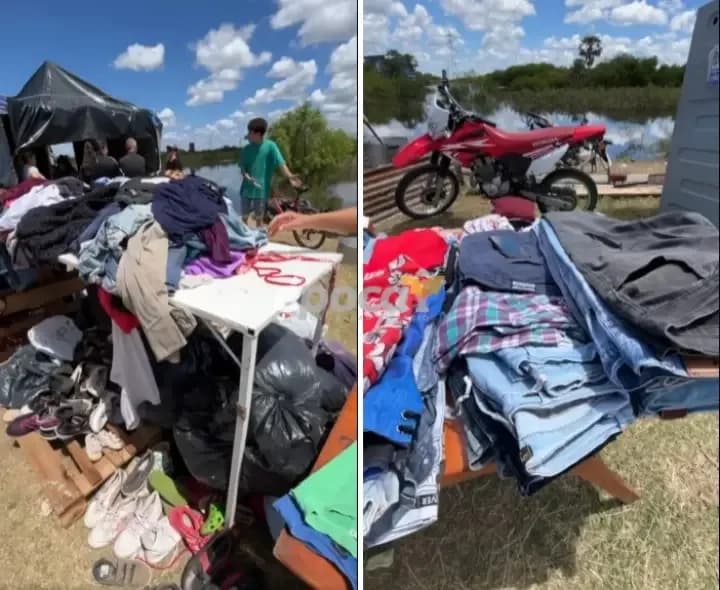 Un ropero solidario asiste a familias afectadas por las inundaciones en el Chaco
