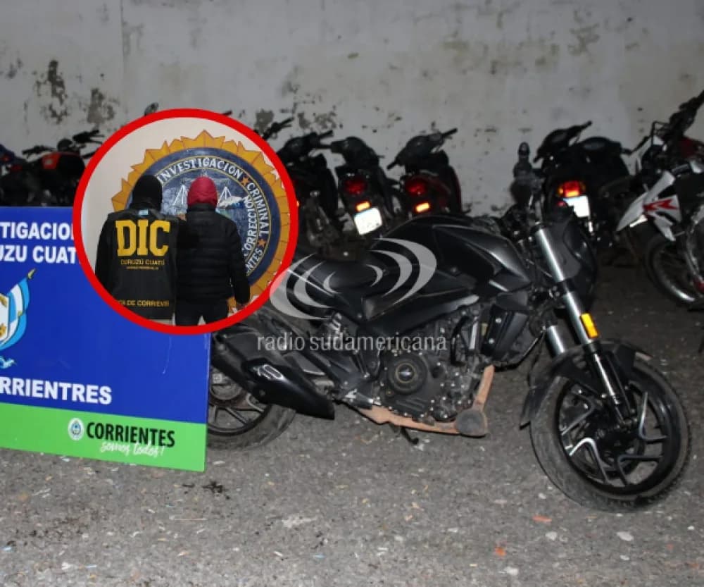 Hallaron en Perugorría una costosa moto robada en Buenos Aires