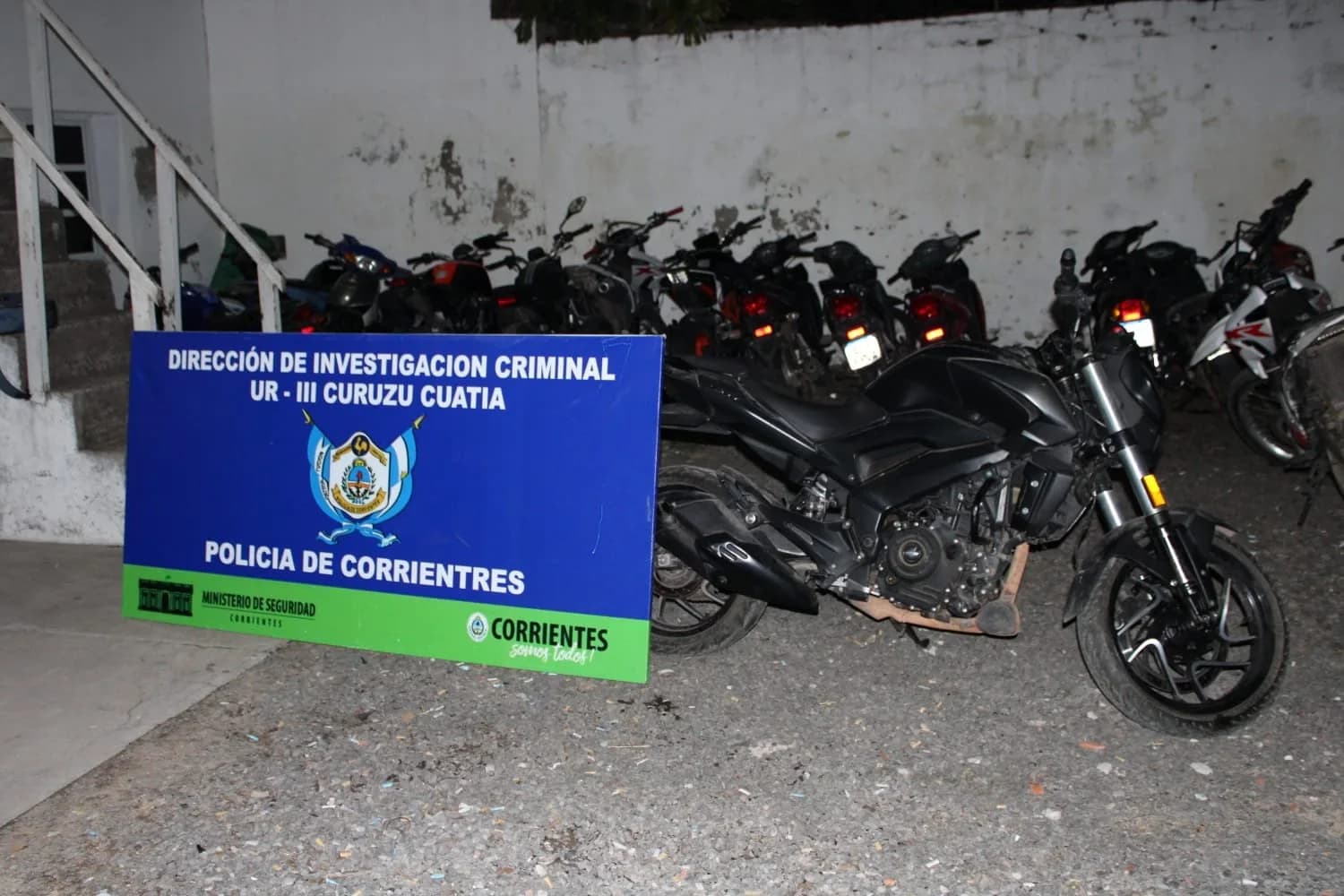 Un joven fue aprehendido con una motocicleta requerida desde Buenos Aires
