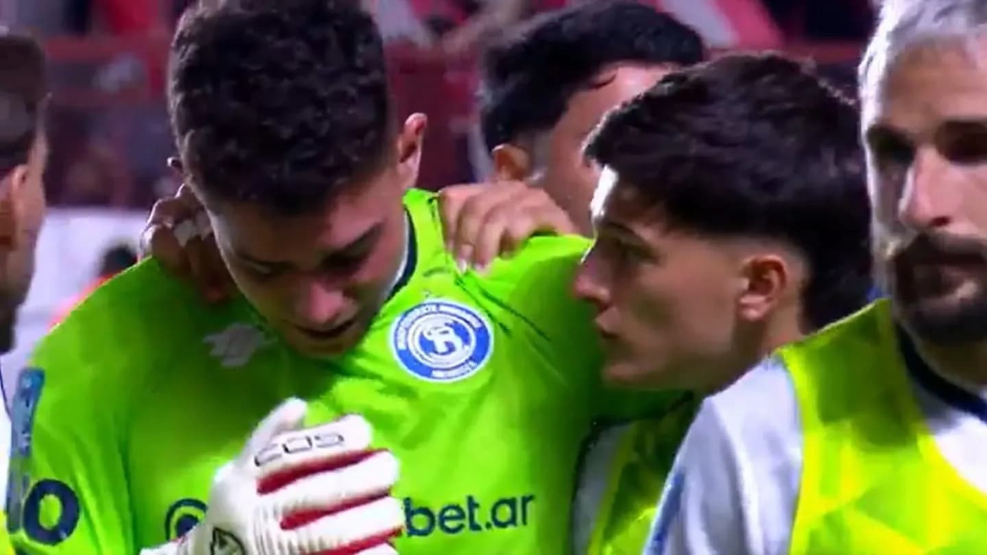 El llanto de Bolcato por su error en la derrota de Independiente Rivadavia vs Argentinos - TyC Sports
