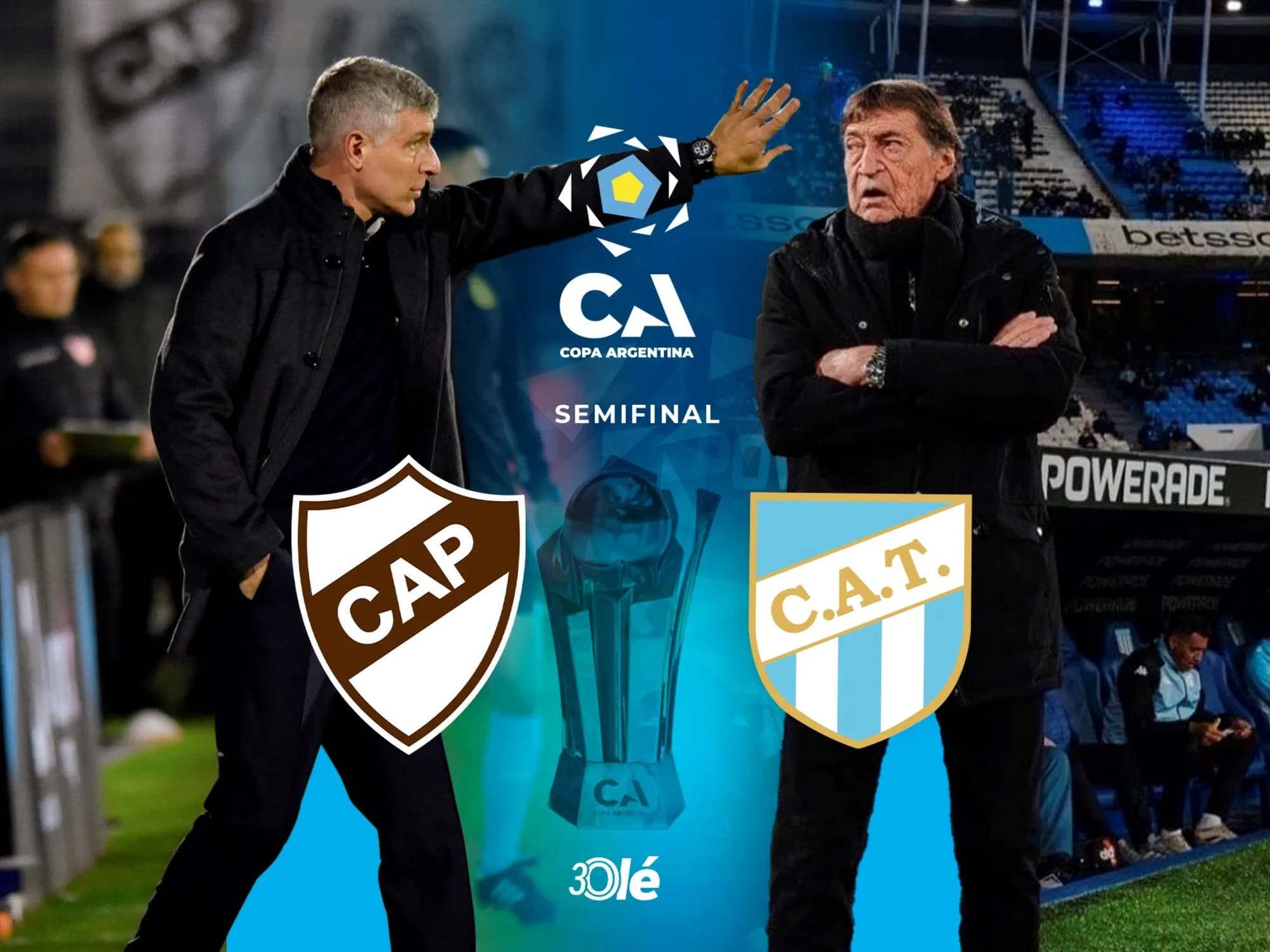 De la banca histórica en Boca a rivales por Copa Argentina: el reencuentro de Palermo y Falcioni