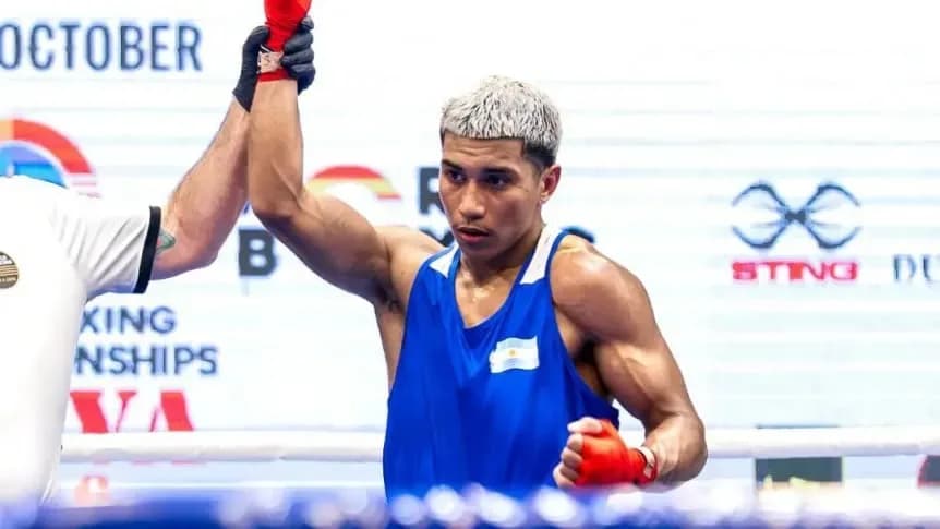 La historia de Nicolás Peralta: continúa un legado familiar, es fanático de Mayweather y sueña con ir a Los Ángeles 2028 - TyC Sports