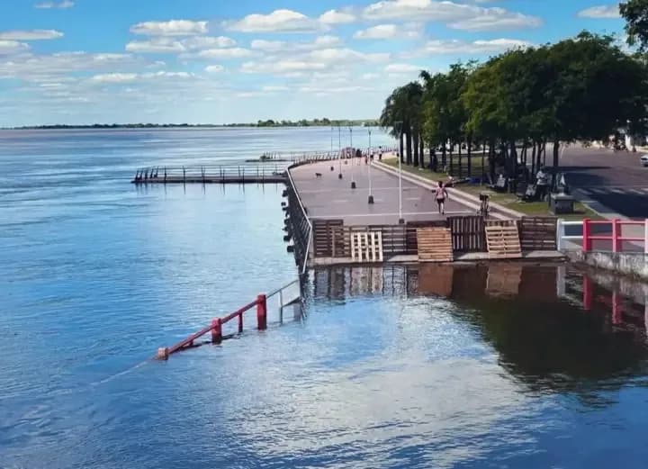El Paraná llegó a los 6,43 metros en Bella Vista