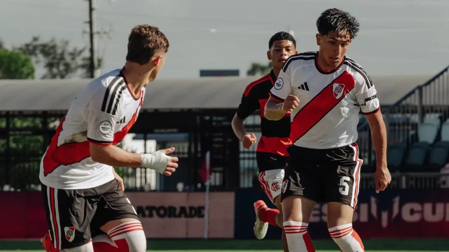 River se lo dio vuelta a Flamengo y se clasificó a la semifinal de la Messi Cup - TyC Sports