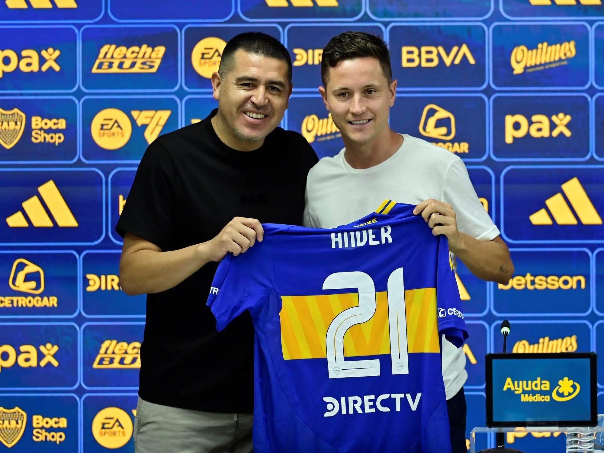 Ander Herrera y sus recuerdos de Boca: “Riquelme es una figura legendaria, la gente...”