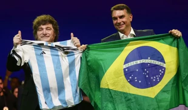 Flávio Bolsonaro destacó la ayuda de Javier Milei para salir de Brasil: "Gracias por su valentía y sentido de justicia"