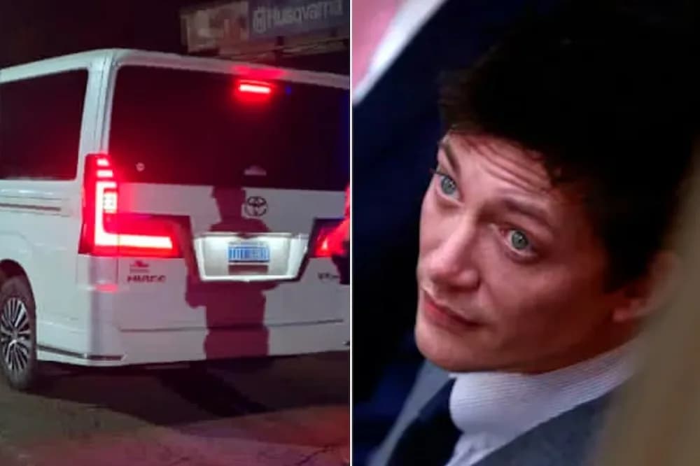 Santiago Caputo fue identificado por un control policial tras el operativo de huida de Bolsonaro