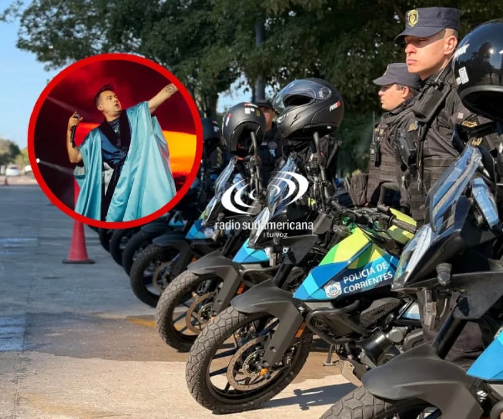 Desplegarán 120 policías por el recital de Tan Biónica en Corrientes