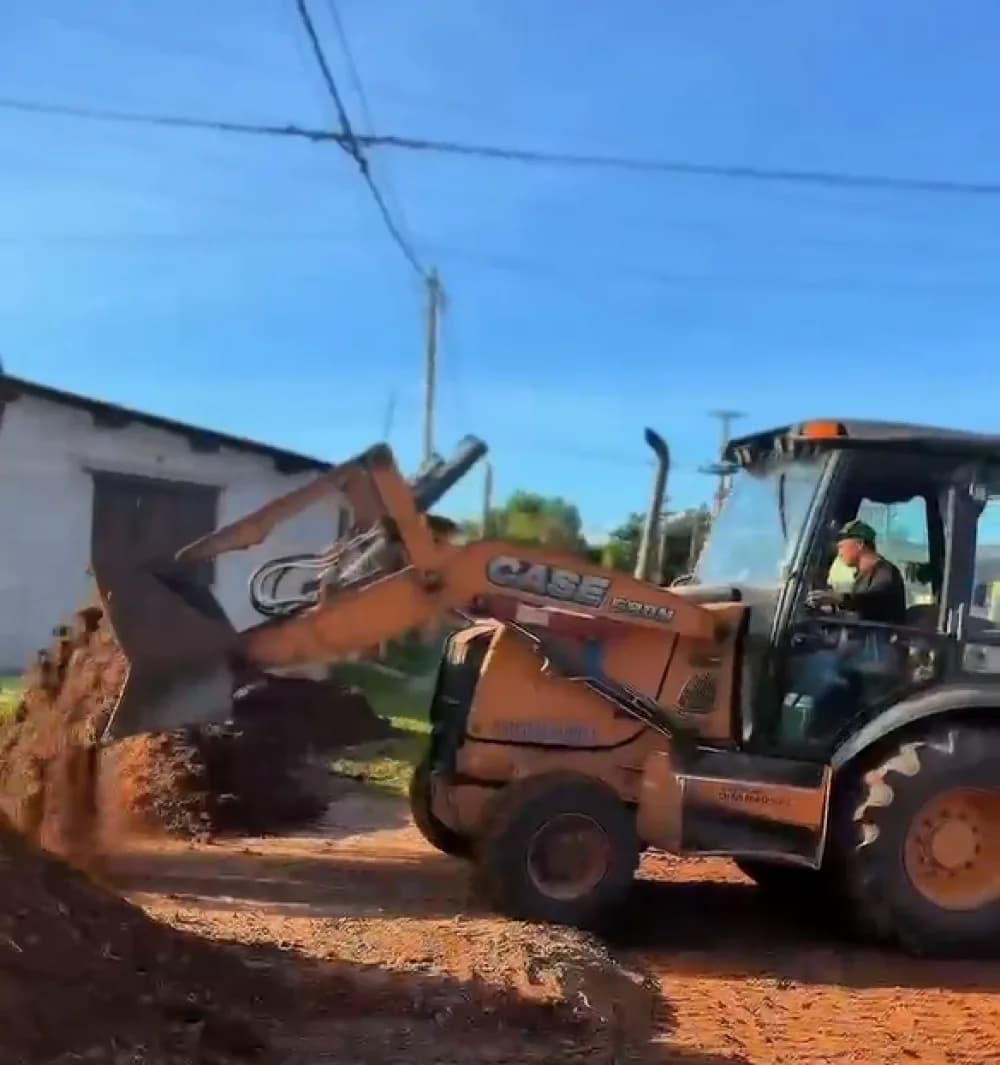 El Gobierno municipal avanza con el hormigonado de calle Santa Fe