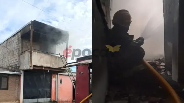 Susto por un incendio en una vivienda de la ciudad de Corrientes