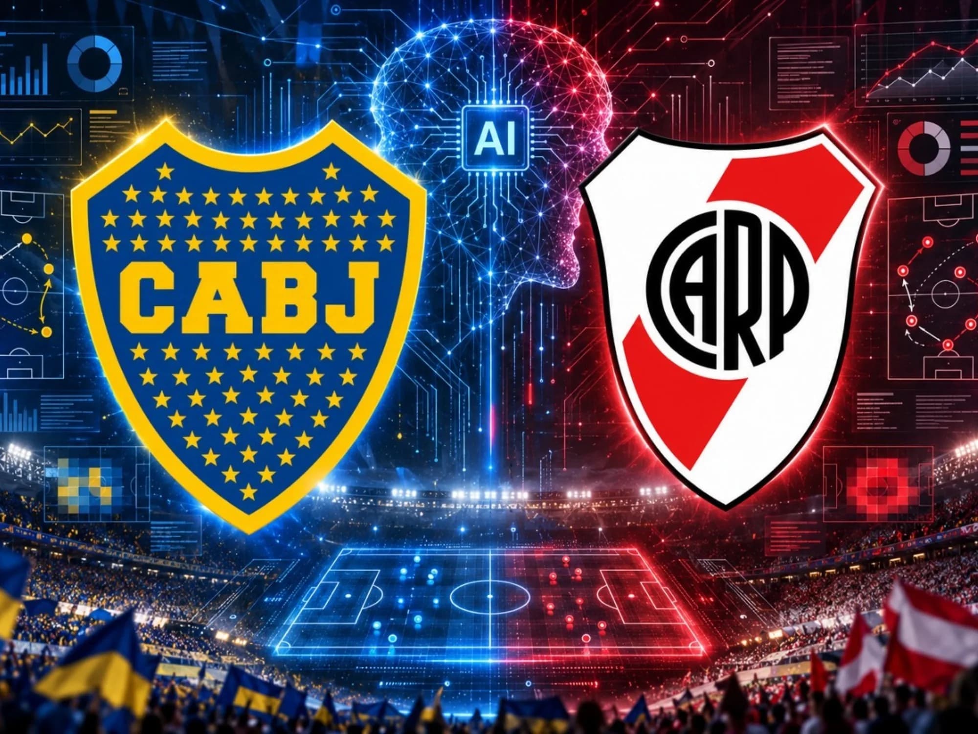 La IA se la jugó fuerte con Boca-River: ¿quién acertará el resultado?