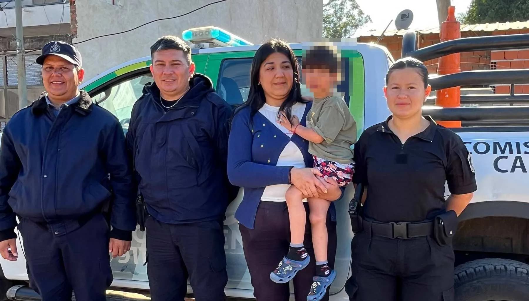 Corrientes: un niño de 3 años se atragantó y fue salvado por policías