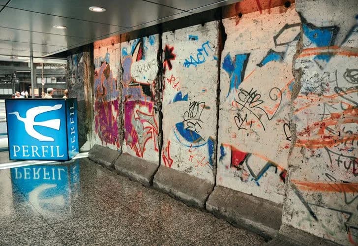Semana del Patrimonio: Perfil estará presente en el evento con su histórico fragmento del Muro de Berlín