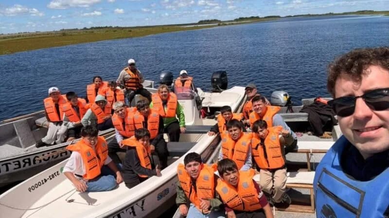 Los campeones de “El Mundialito” visitaron los Esteros del Iberá