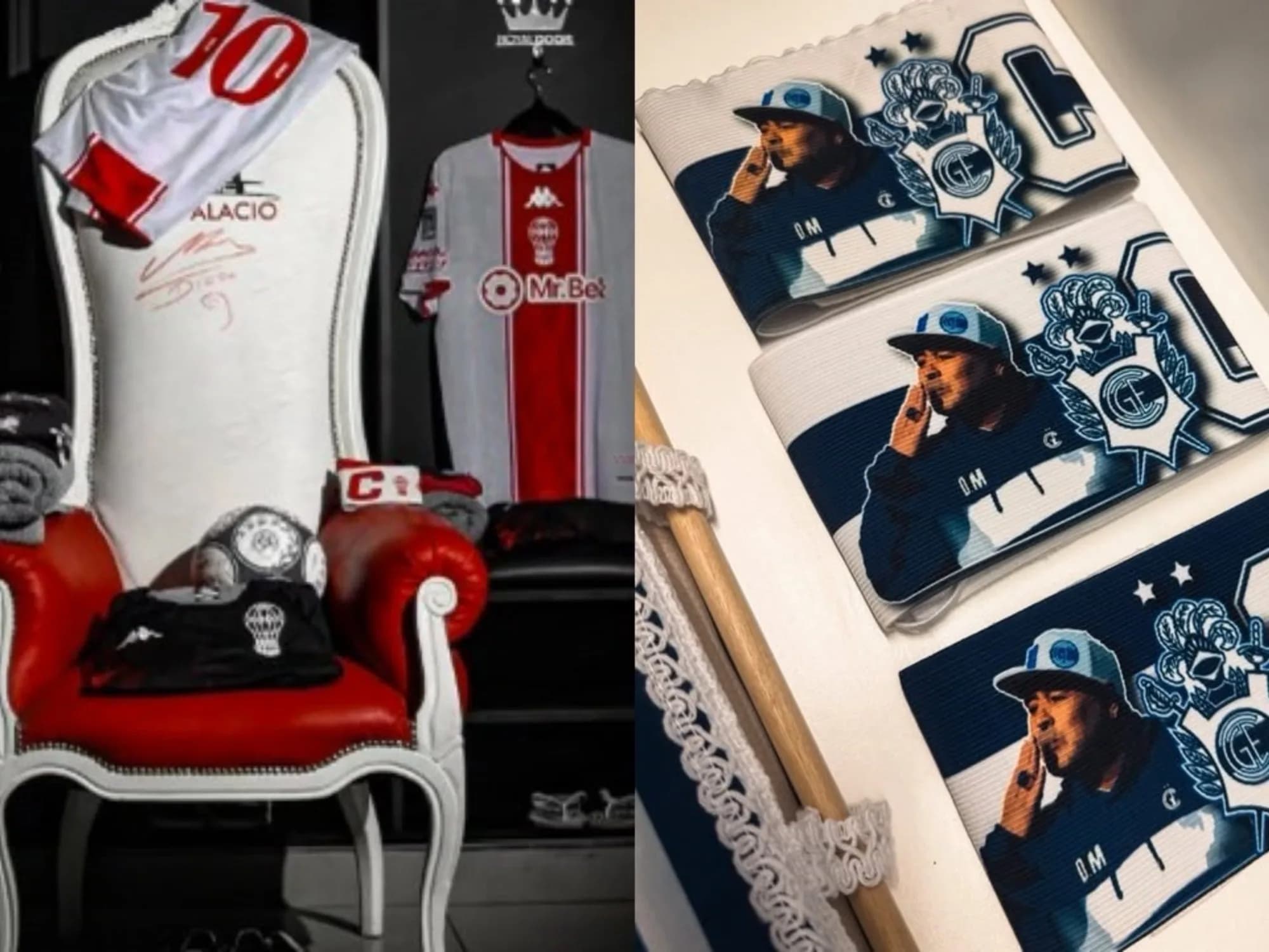 Los homenajes de los clubes de Primera a Maradona en el día en que habría cumplido años
