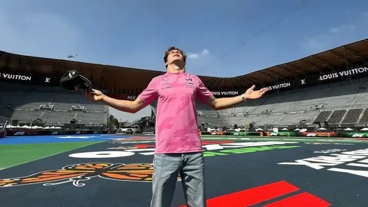 Colapinto finalizó 16° en la segunda práctica del Gran Premio de México