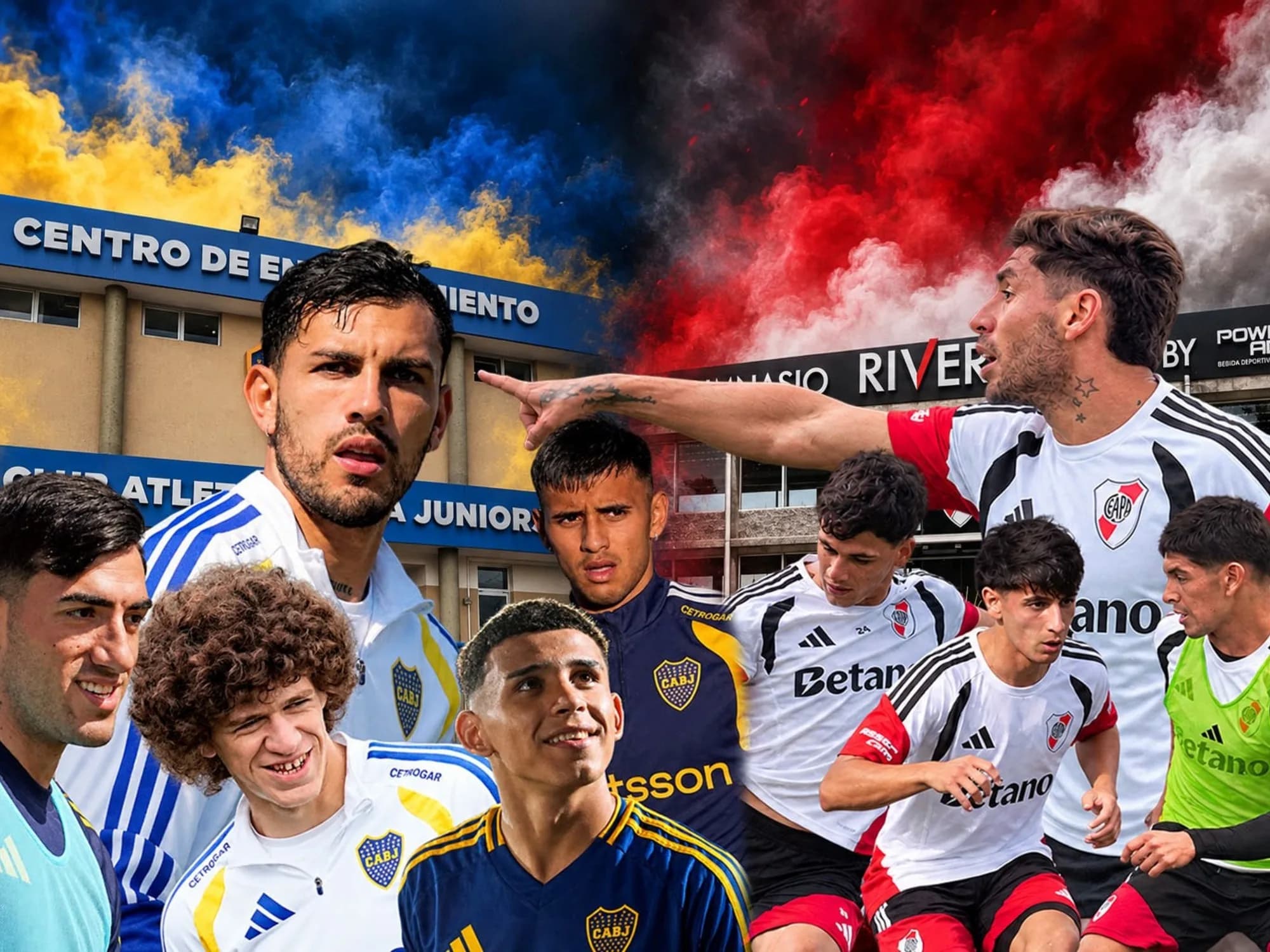 Boca Predio vs. River Camp: el Súper de los pibes de la casa