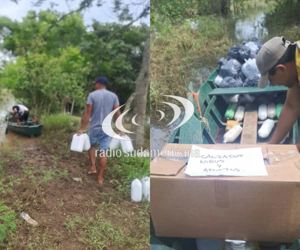La Agrupación Santa Catalina realiza una colecta solidaria para Itatí