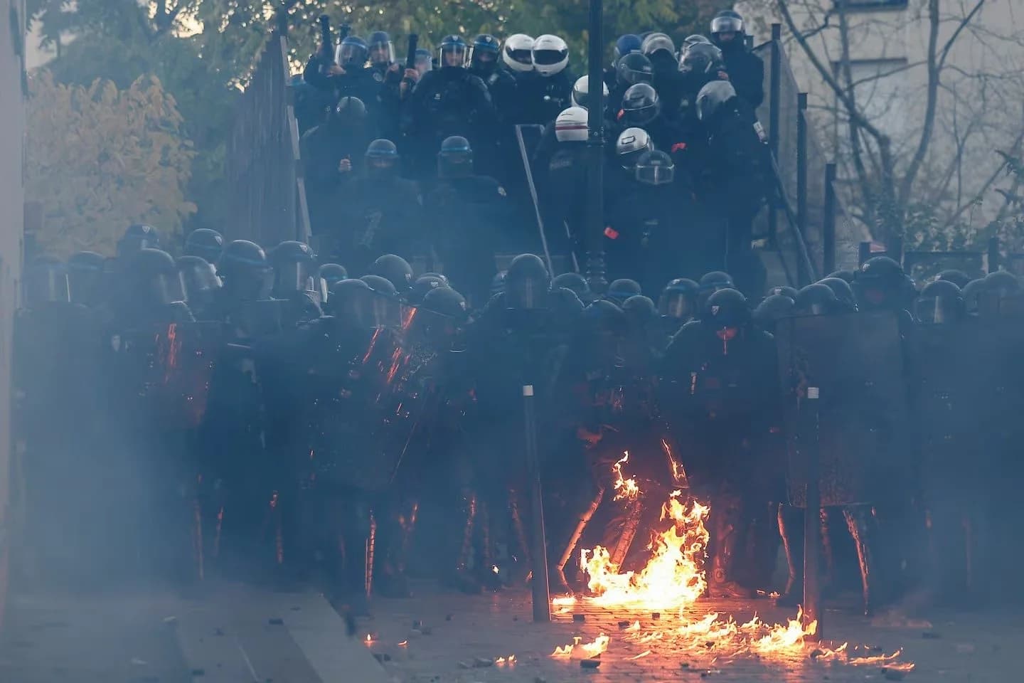Protestas en Francia: enfrentamientos con la Policía y más de 290 detenidos