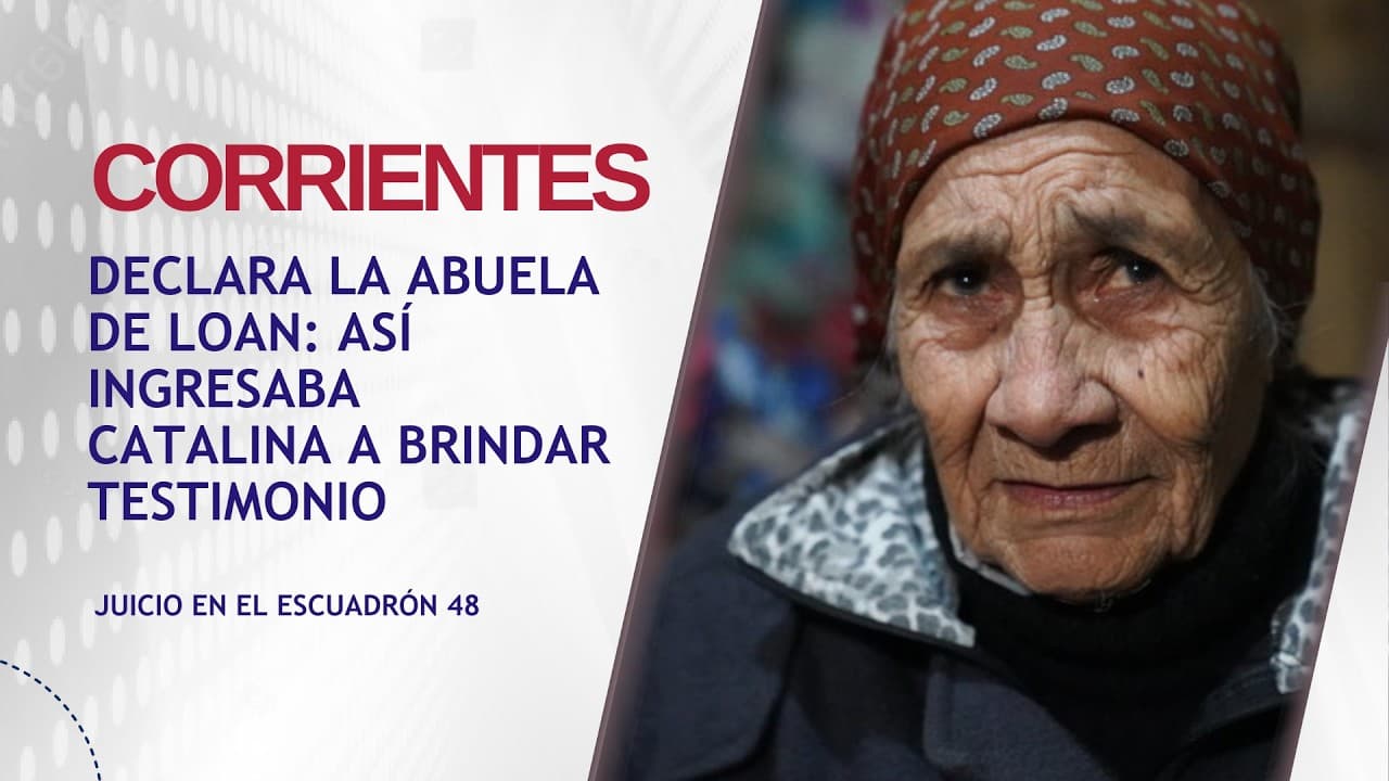 Portada de video: Video: así ingresaba Catalina Peña, abuela de Loan, a prestar declaración